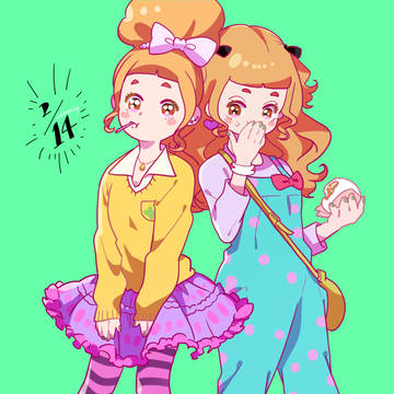 ごちゃごちゃした服を着た子