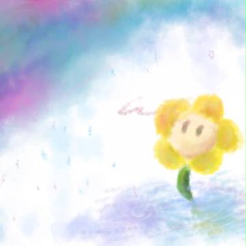 undertaleもこもこ水彩