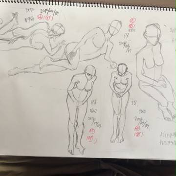 数分クロッキー⑩