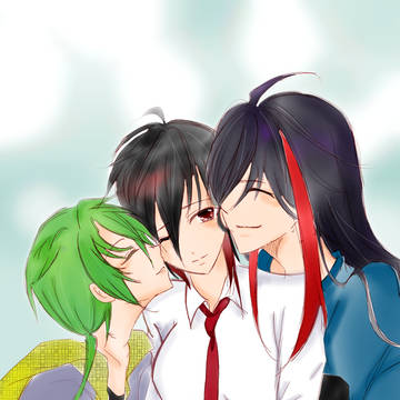 紫雨と邑雨と翡翠