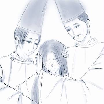 維盛様と重盛お父上に取られあい