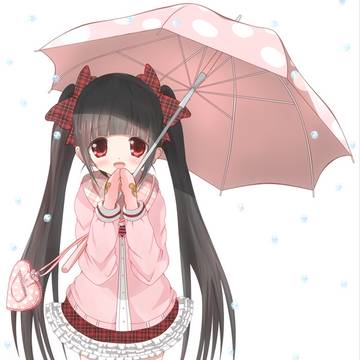 黒髪ツインテちゃん