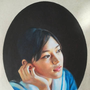 似顔絵川口春奈