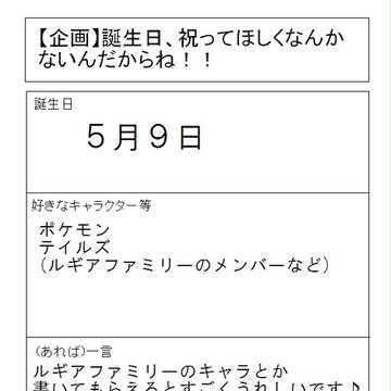 バースデー2018
