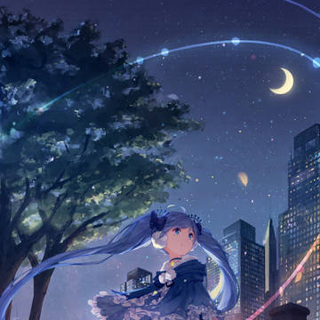 冬の夜ミク