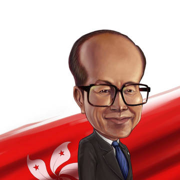 CARICATURE - LI KASHING