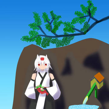 木陰で一休み