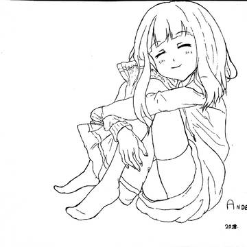 手绘练习 menhera-chan