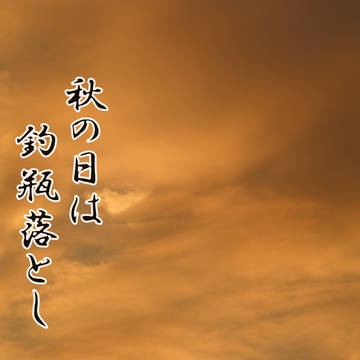 秋の日は