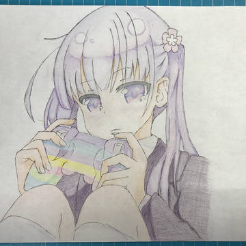 アナログ初青葉ちゃん（直撮りだけど