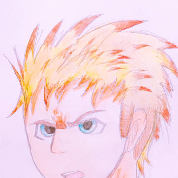 少年漫画風男子