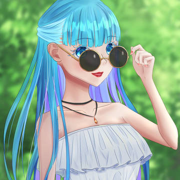 丸グラサンうちの子サマー