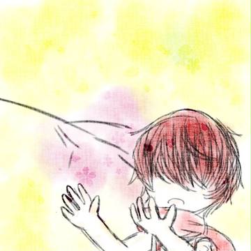 桜散る