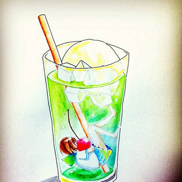 メロンクリームソーダ