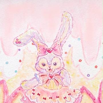 ステラルー誕生日絵