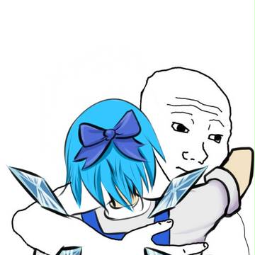Wojak and Cirno