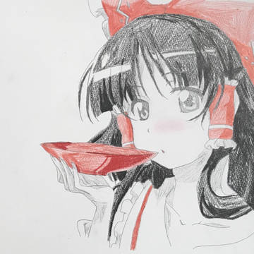 幻想万華鏡霊夢模写