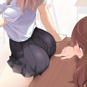 ケツをさされるJK