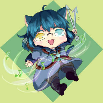 跟基友的ff14系列头像【