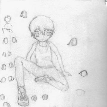Sit/chill pose + eyes