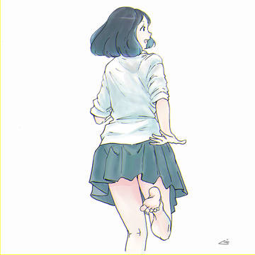 後ろ姿
