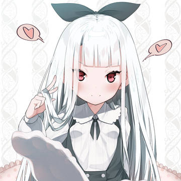 サテンちゃん髪おろしたやつ