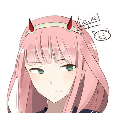 Zero two like school girl