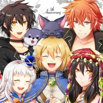 黒ウィズ5周年記念絵