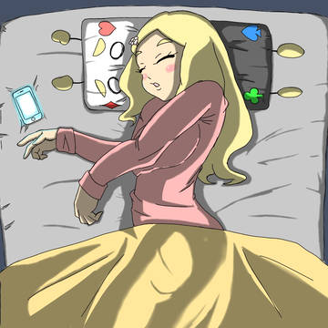 寝落ちめぐちゃん