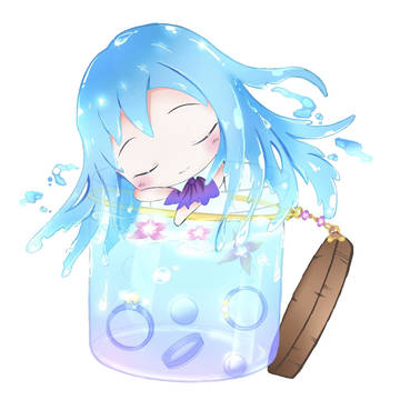 瓶子中的少女