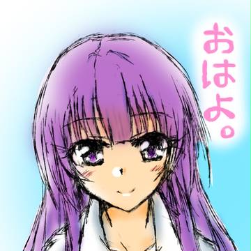 とある朝のパチュリー