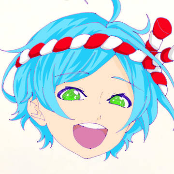 深海奏汰くん色塗り