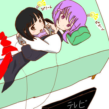 何かに気づいたゆかりさんと、何かに気づいたきりたん