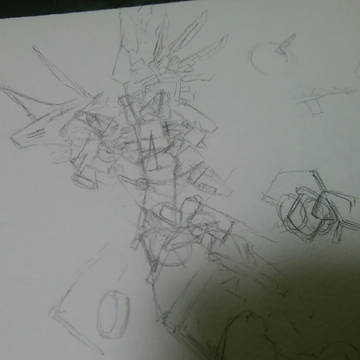 落書き　設計図