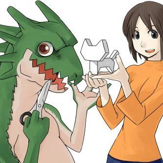 書籍『パソコンでつくるペーパークラフト３』表紙イラスト