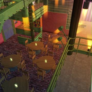 【T&B】Bar06【MMDステージ配布】