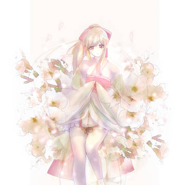ibisPaint 妻恋坂の桜 ❀·°