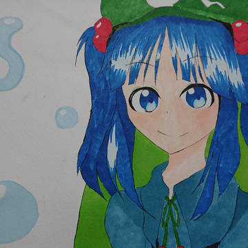 河城にとり(手書き）