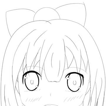 勉強中・・・（線画）