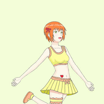 Hoshizora Rin on Summer
