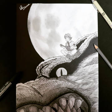 Naruto and his pal Kurama