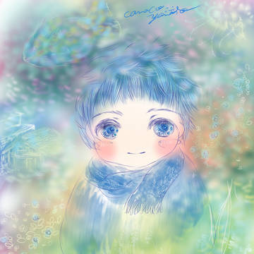 ポにゃ子ちゃんと不思議な庭
