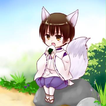 子ぎつね菊ちゃん