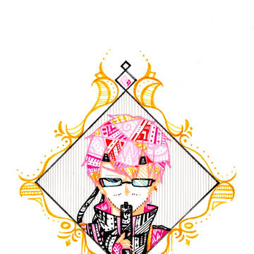 コンパス模様イラストまとめ