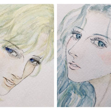 ウラネプ 水彩イラスト