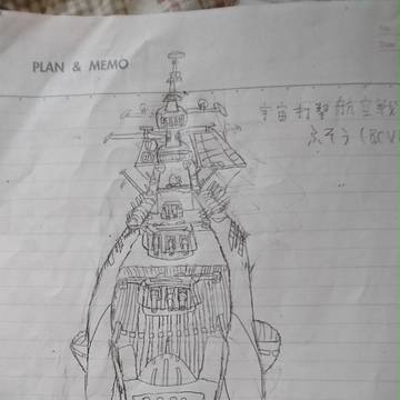 恒星間航行用宇宙打撃航空戦艦 ふそう