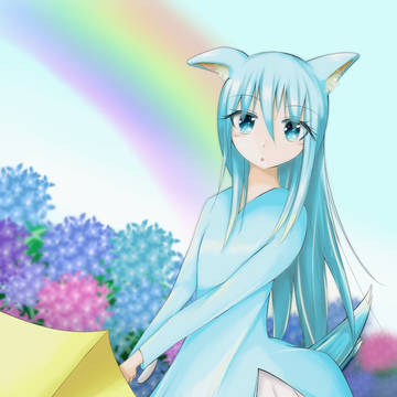 ルサテスちゃん（A B C(あべし）さんのオリキャラ）