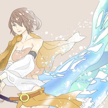 少女と清流