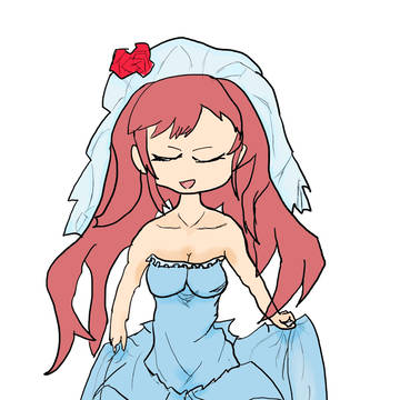 ドレス姿のアリス