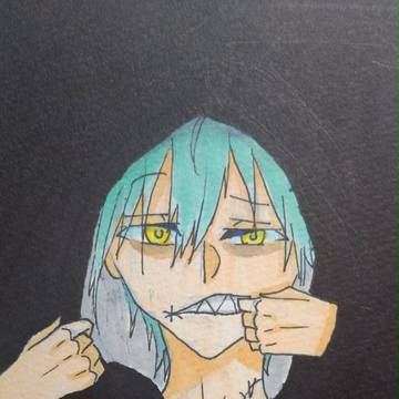 フード闇男子
